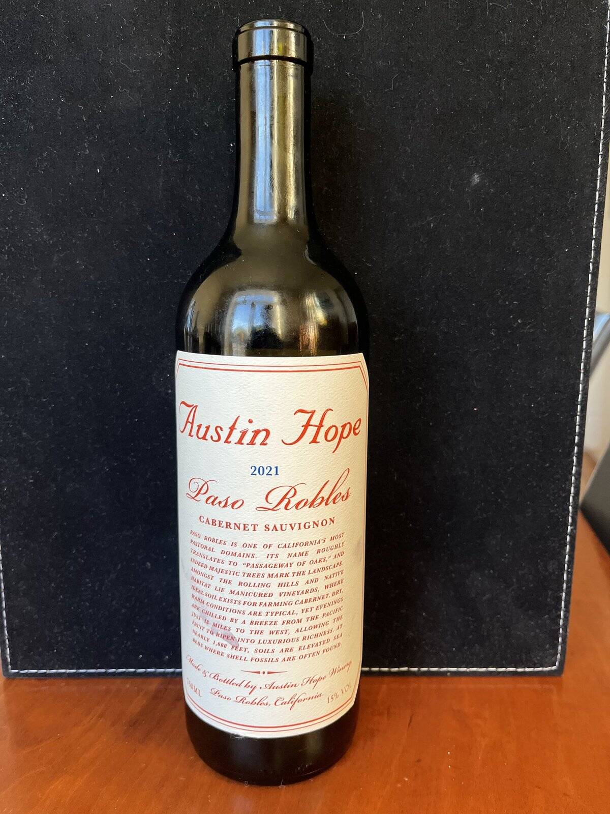 Austin Hope, Paso Robles, Cabernet Sauvignon 2021