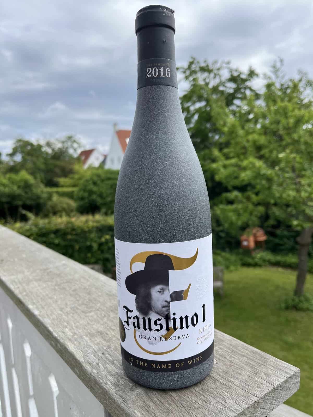 Faustino Gran Reserva 2016 rødvin flaske fra Rioja